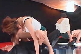 Horny jap teens pussy pounded hard during sex games (18+) - free porn video