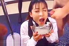 Cute teen Bukkake And Full Glass Of Cum Swallowing (18+) - free porn video