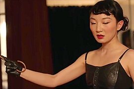 Whipping & sniffing her heels! - free porn video