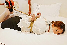 Chinese Pantyhose and Latex Bondage - free porn video