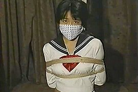 japanese school girl bound and gagged (18+) - free porn video