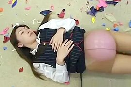 Balloon in panty - free porn video