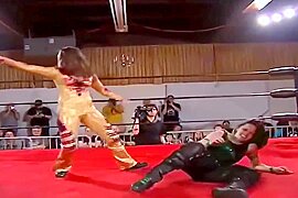 (Women Wrestling) Dark Angel Sarah Stock vs MsChif - free porn video