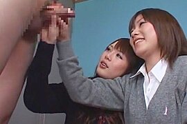 Fabulous Japanese model Rui Yazawa, Ruka Namiki, Anju Himeno in Incredible Threesomes, Cumshots JAV video - free porn video