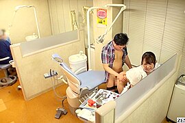 Japanese dentist risky sex at work with Nao Kiritani - free porn video