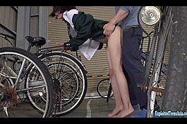 Jav Idol Nizumi Maika Gets Attacked In Bicycle Shed Really Cute teen Fucked Hard In Her Uniform (18+) - free porn video