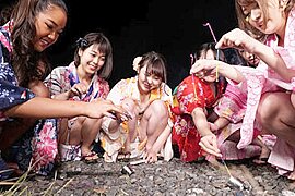 Rika Mari Whoever's Sparkler Burns out First has to do what the Other Person says! Part 1 - SexLikeReal - free porn video