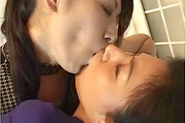 JAV lesbian kiss - free porn video