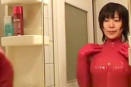 Japanese Latex Catsuit 52 - Date Her On - free porn video