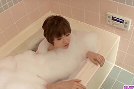 Soapy cock sucking home experience for nude Akina - More at Slurpjp.com - free porn video