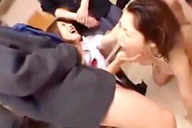 Japanese girls make teacher drink their piss. Full movie name? - free porn video