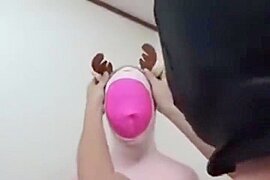 Japanese girl Kigurumi cosplay - free porn video