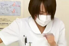 japanese nurse handjob , blowjob and sex service in hospital - free porn video