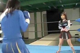 Japanese Cheerleader Boxing - free porn video