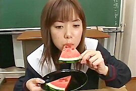 Japanese schoolgirls in sexy uniforms swallow heavy loads of semen (18+) - free porn video