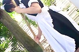Japanese lesbian maids get horny - free porn video