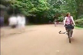 Japanese girl bicycle - free porn video