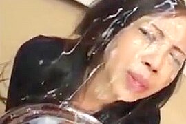 Bukkake cum-bath uncensored - free porn video