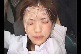 Japanese schoolgirl Bus Grope & Facials 1 (18+) - free porn video