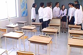 Japanese teacher Rei Shina loves to get covered in cum - free porn video