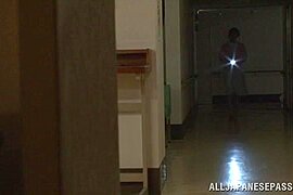 Lovely Asian nurse has a nice set of huge boobs - free porn video