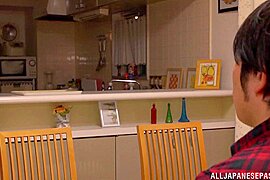 Ryo Hitomi mature Asian housewife gets hardcore pussy licking. - free porn video