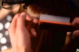 Dolled Up Maki Amemiya Fondled And Gives A Handjob - free porn video