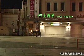 Momo Ogura pretty Asian chick enjoys public sex - free porn video