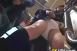 Japanese schoolgirl Fucked On The Subway (18+) - free porn video