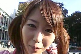 Japanese hottie banged in a public bus - free porn video