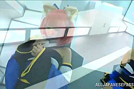 Hot Asian cosplay chick enjoys sucking hard cock - free porn video