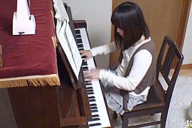 Piano teacher rear fucks his pupil across the piano keys - free porn video