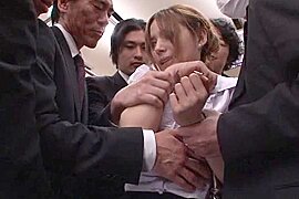 Naughty Asian Office lady Rio is a hot milf getting public sex - free porn video