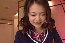 Kana Tsuruta enjoying rough fucking in her school uniform (18+) - free porn video