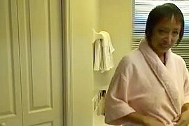 Lewd Oriental Granny Copulates her Vagina in the Hawt Tube - free porn video