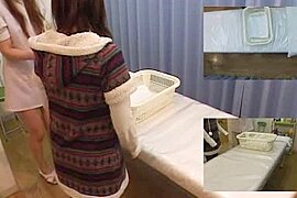 Chubby Japanese babe in a hot sexy massage scene - free porn video