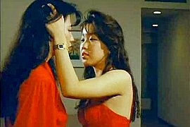 Japanese lesbians and a big dildo dick - free porn video