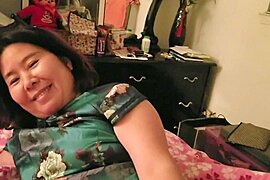 Asian Plump Milf Footjob - free porn video