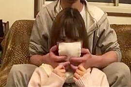 Asian chick is wearing a mask and he tears it open for a bl - free porn video