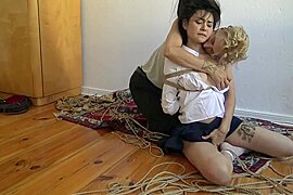 Kinbaku bondage - Me suffering in rope and shared an intense moment - free porn video