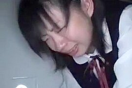 Japanese student 18+ fuck in the toilet - free porn video