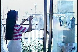 Japanese wife self satisfaction & sex - free porn video