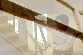 Sexy Japanese babe gets random guy to fuck her hard - free porn video