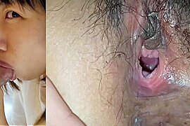 Amateur korean woman sex video with music (Dual play) - free porn video