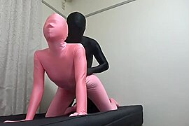 Miraidouga - Zentai Sex For The First Time - free porn video
