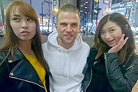 Mona Ayami And Tsubaki Kato Have A Night Of Wild Threesome Sex With A Stud - BANG! - free porn video
