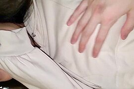 Smartphone personal shooting Gonzo with a slender shaved girl with long hair → Continuous belly shots!.106 - free porn video