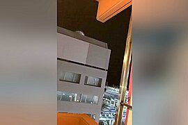 Smartphone personal shooting ``I'm already out w'' On the outside stairs of the company, make an office worker.383 - free porn video