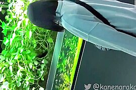 Personal smartphone photography Innocent-looking fair-skinned beautiful girl goes on an aquarium date with Kan.698 - free porn video