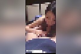 Smartphone personal shooting College student couple ☆ Today's young men and women who deliver home blowjobs at.208 (18+) - free porn video